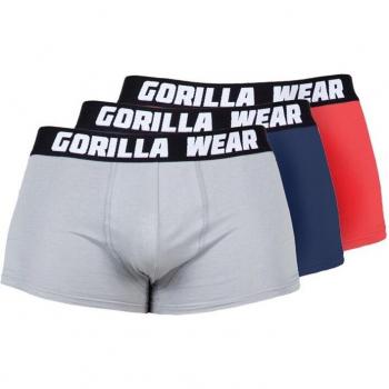 Gorilla Wear Men's Boxer Shorts (Pack of 3) - Gray, Size 3XL
