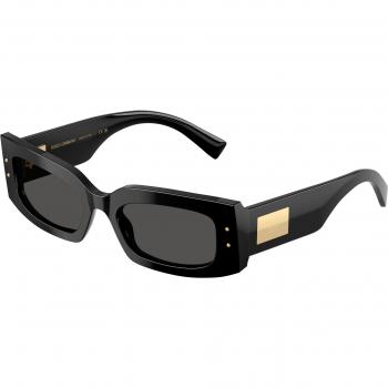 Dolce & Gabbana DG4479 Women's Sunglasses Black Grey Acetate Square 55mm