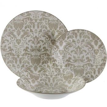 Vajilla Versa Damasco 18 Piezas Porcelana