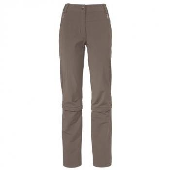 Vaude Women's Farley Stretch Capri T-Zip Pants - Brown - Size 34/S