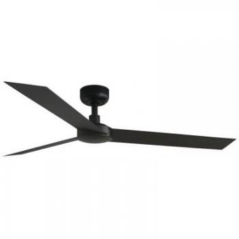 Ventilador de techo sin luz negro DC Cruiser L Ø1320mm 34291 Faro