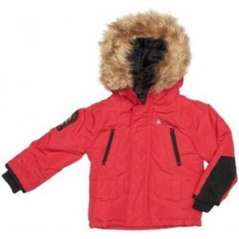 Peak Mountain Ecapeak Kids' Ski Parka - Red, Down Insulation, Ages 3-8