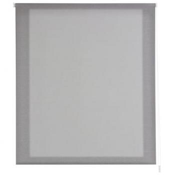 Estor Enrollable Técnico Screen 5% Apertura Gris Oscuro - Estor para Ventanas y Puertas - Fácil Instalación Pared o Techo - Modelo Stannis 130 x 180 cm