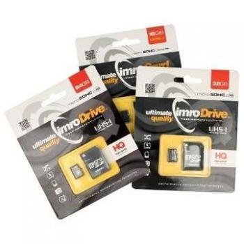 Tarjeta de Memoria MicroSD IMRO 64GB Clase 10 UHS-I con Adaptador