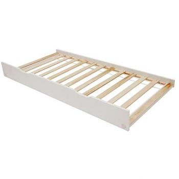 Cajón-Cama Blanco Marceau 190x90cm con Somier y Ruedas para Almacenamiento