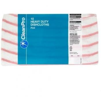 Paños de cocina limpio Pro 10 bigdug rosa 40 cm x 38 cm 28 unidades