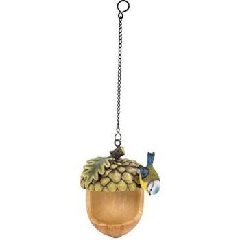 Comedero Colgante para Pájaros con Pollito Decorativo VIVID ARTS