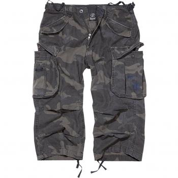 Brandit Men's 3/4 Cargo Shorts Industry Vintage Dark Camo
