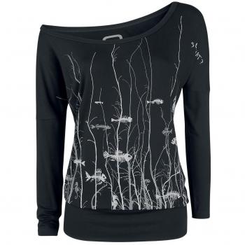 R.E.D. by EMP Fast and Loose Manga Larga Mujer Negro L