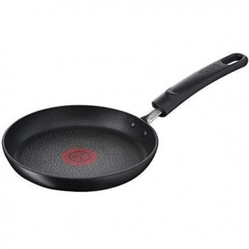 Tefal Expertise Sartén con Antiadherente Titanium, Máxima Antiadherencia y Adecuada Difusión de la Calor, Apta para Todo Tipo de Fuegos Incluso Inducción, Negro, Mini/19 cm