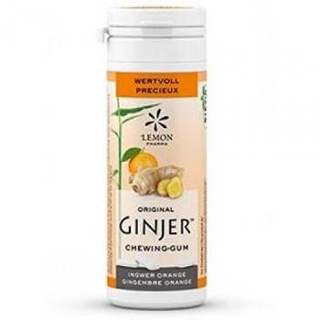 Lemonpharm Chicles De Jengibre Sabor Nar Con Stevia 30 Gramos Envase De 30 Gramos - Sabor Naranja - 100 g