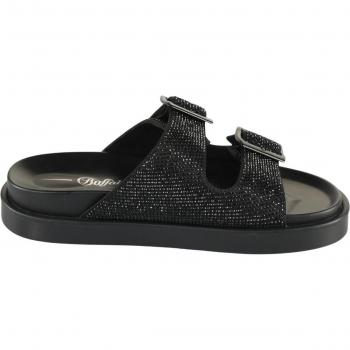 Buffalo Sol Ari Glam Vegan Glitter Wedge Mules for Women