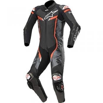 Alpinestars GP Pro V2 - Traje de equitación para hombre, 1 unidad, de piel, compatible con Tech Air, negro/camuflaje/rojo, 48