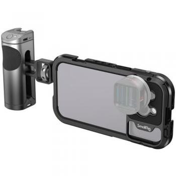 SmallRig 4100 Single Handheld Mobile Video Cage Kit for iPhone 14 Pro