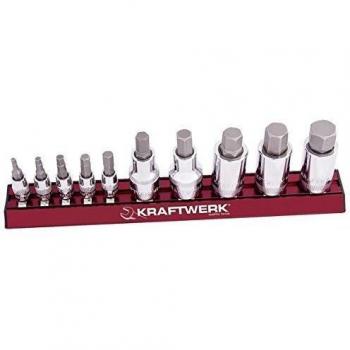 KRAFTWERK 99046 - Regleta MAGALU 10 vasos-punta hexagonal