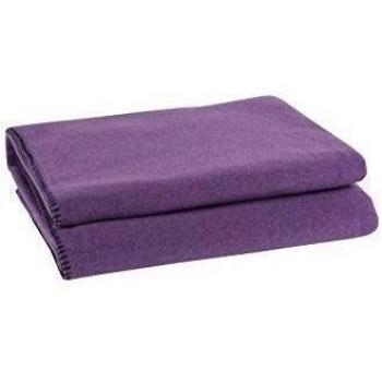 Zoeppritz Since 1828 'Techo, Plaid, poliéster, Viscosa, 490 Aubergine, 160 x 200 cm