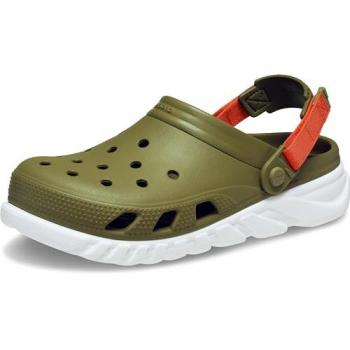 Zuecos Unisex Crocs Duet Max II Marrón Aloe EU 43-44