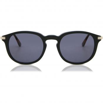 SmartBuy Collection Oval Full Rim Plastic Men's Prescription Sunglasses Black Size 47