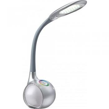 Lámpara de mesa LED Plata Paula 5W 300lm 5500K Regulable