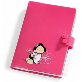 NICI - Bloc de Notas A6 Jolly Lynn con Funda de Silicona extraíble, Color Rojo