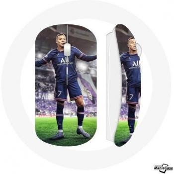 Ratón Inalámbrico Kylian Mbappé PSG - USB Wifi - Compatible con Mac y PC - Blanco