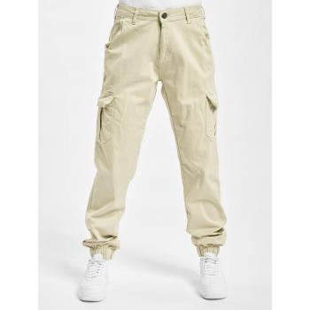Urban Classics Women's High Waist Cargo Pants in Concrete Beige