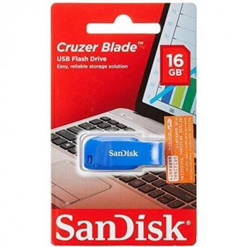 Sandisk Cruzer Blade 16GB Unidad Flash USB USB Tipo A 2.0 Azul - Memoria USB