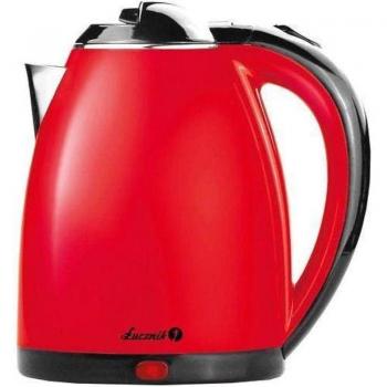 Hervidor Łucznik WK 180 PLUS Rojo Acero Inoxidable 1,8 litros 1800 W con Sistema de Apagado Automático