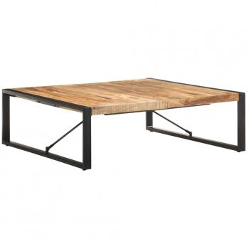 vidaXL Square Coffee Table 47.2x47.2x15.7 Solid Rough Mango Wood