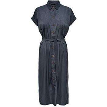 Only ONLHANNOVER S/S Shirt Dress Noos WVN Casual, India Ink, 34 para Mujer