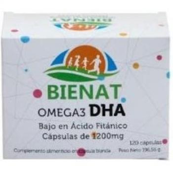 Bienat DHA Omega 3 1000mg 120 cápsulas