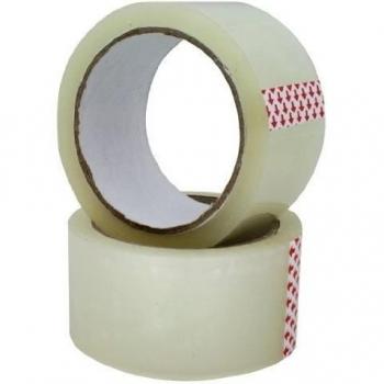6 Rollos de Cinta Adhesiva Embalaje 66m X 48mm Transparente