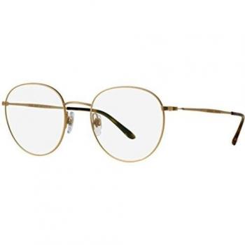 Giorgio Armani - FRAMES OF LIFE AR 5057, Redondo, acero, hombre, MATTE PALE GOLD