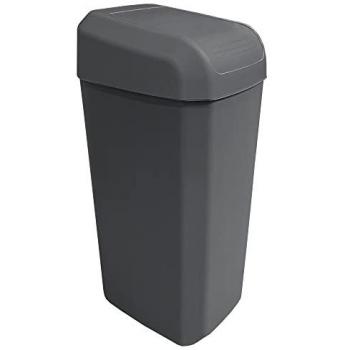 Papelera Basculante Troya 45 Litros Antracita DENOX - FAMESA - 4 unidades