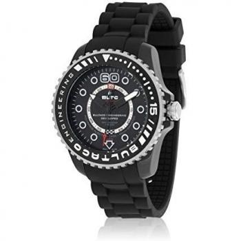 Bultaco Men's Silicone Strap Watch BLPB45A-CB1 (45mm)