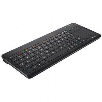 Trust Sento - Teclado para Smart TV Samsung, qwerty español, negro