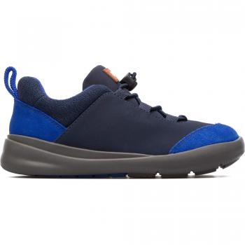CAMPER Ergo Blue Suede Sneakers for Kids, Size 37 (5) - Cotton Fabric