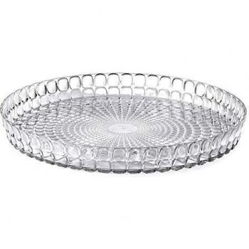 Vassoio Tondo Tiffany Transparente Ø 35,6 cm - Guzzini