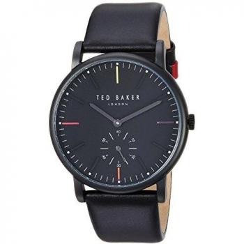 Ted Baker Men's Analog Quartz Watch with Leather Calfskin Strap TE50072003