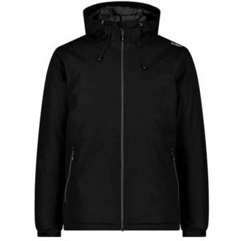 Chaqueta de montaña CMP Fix Hood para hombre, color negro, talla 52