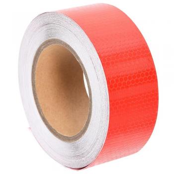Cinta Adhesiva Reflectante Roja PVC 5 cm x 20 m