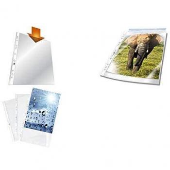 Fundas de Documentos A4 Durable, 10 unidades, PP 60 micras, transparente