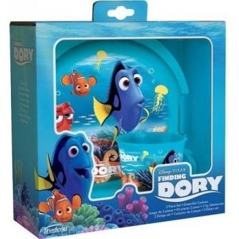Buscando a Dory - Set plato y taza, de plástico