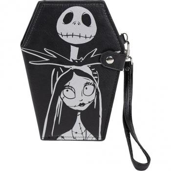 Cartera Disney The Nightmare Before Christmas Jack and Sally para Mujer en Color Negro