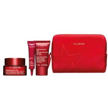 Estuche de Cuidado Facial Multi-Intensive Clarins 50 ml Crema de Día + 15 ml Crema de Noche + 7 ml Total Eye Lift + 0,9 ml Double Serum