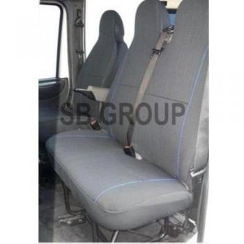 Para adaptarse a un 2008Ford Transit Custom Van, fundas de asiento, azul Fleck de tela