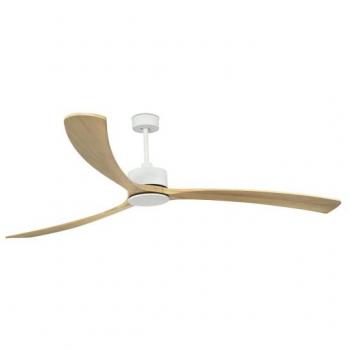 Ventilador de Techo sin Luz DC Kauai Ø2400mm Blanco 34201A Faro