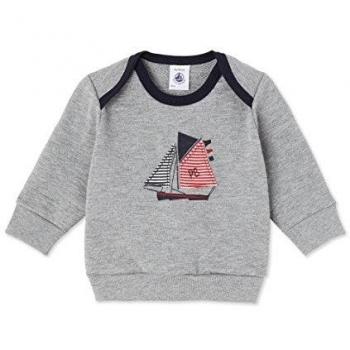 PETIT BATEAU Doug, Sudadera Para Bebés, Gris