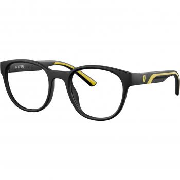 Gafas de Vista Scuderia Ferrari FZ8002U 504 Hombre Pantos Inyectadas Negro Transparente