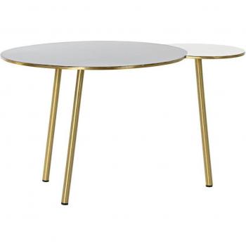 Mesa auxiliar de aluminio elegante y funcional